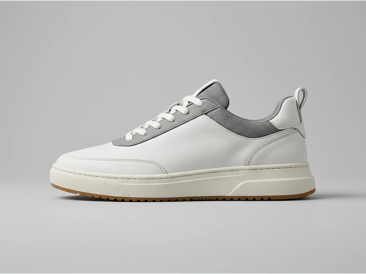 a sneaker rendered as a clean three dimensional product view, side profile