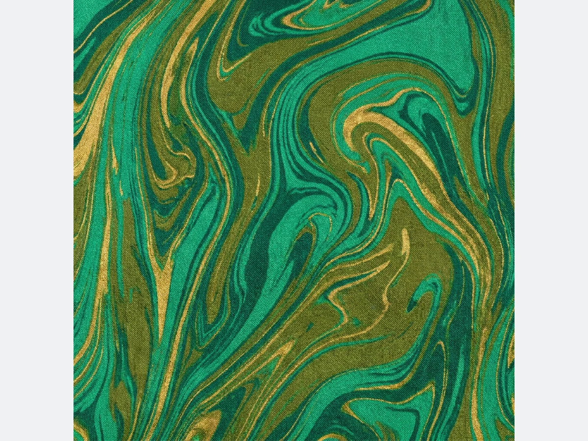A marbled silk print, the third run of the same brief
