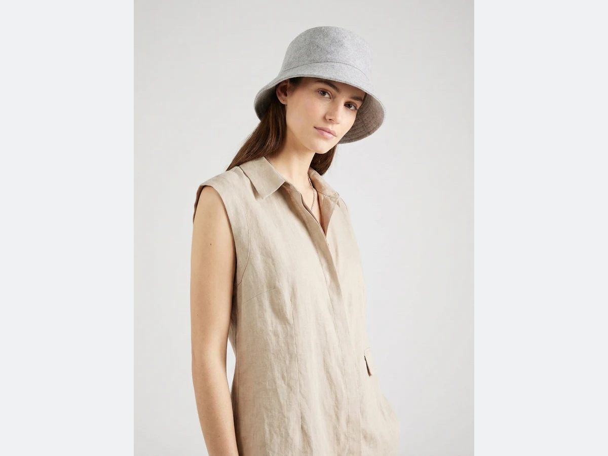 The same shirt as a sleeveless cut, and nothing else moved